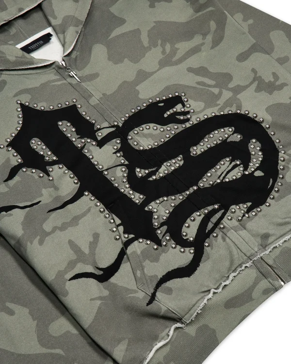 Trapstar TS Script Camo Hoodie-1