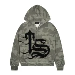 Trapstar TS Script Camo Hoodie