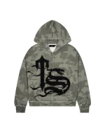 Trapstar TS Script Camo Hoodie