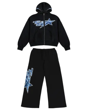 Trapstar TS Star Camo Black Tracksuit