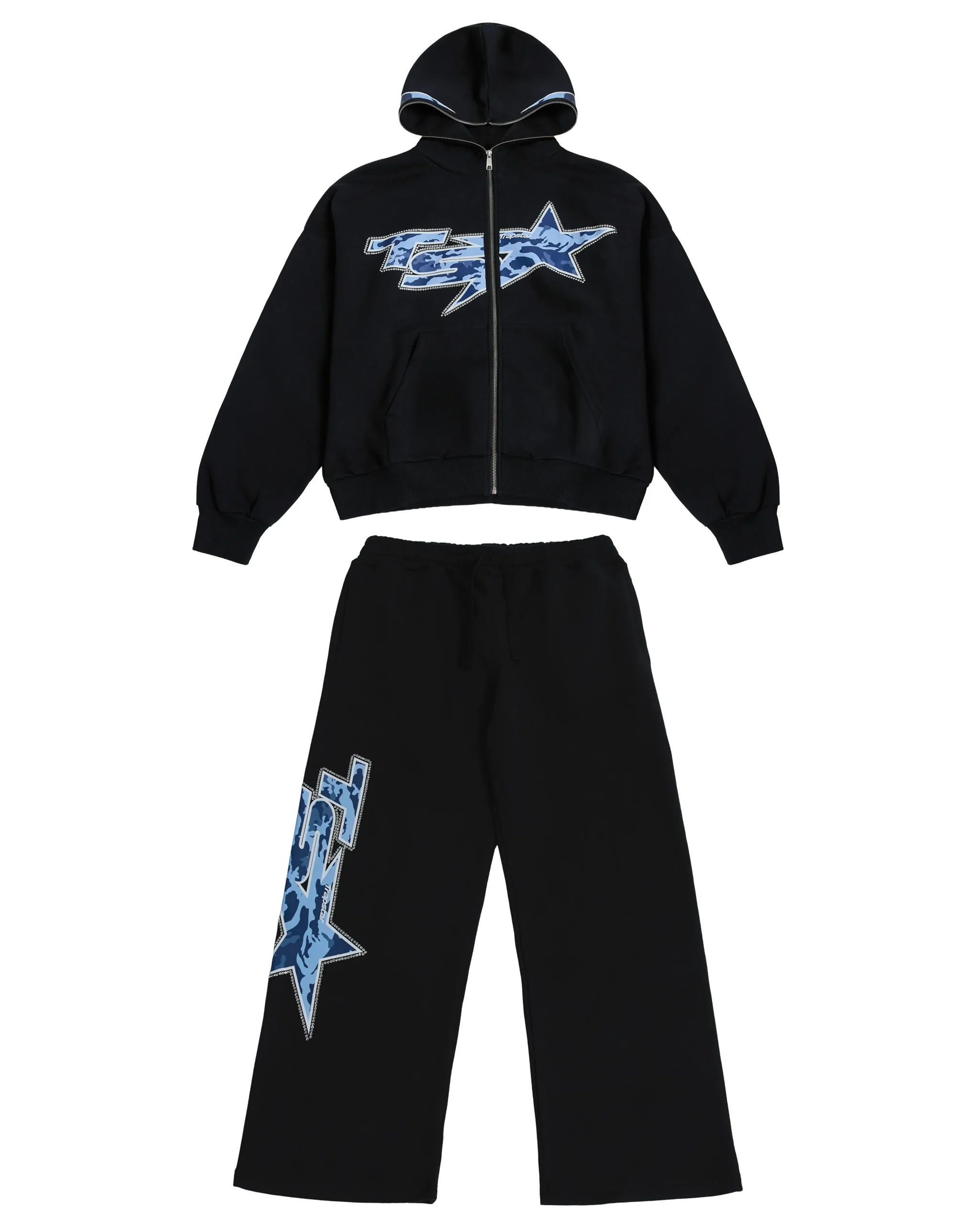 Trapstar TS Star Camo Black Tracksuit Trapstar TS Star Camo Black Tracksuit