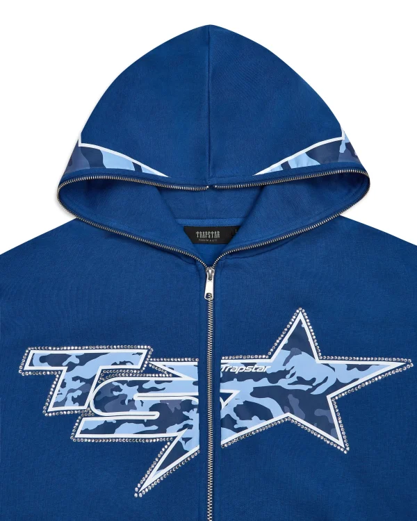 Trapstar TS Star Rhinestone Blue Tracksuit-4