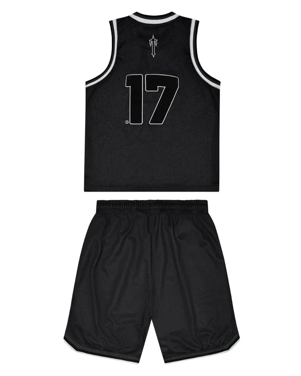Trapstar Trapstar Pre-Order Irongate Baskeball-Black Shorts Set-1