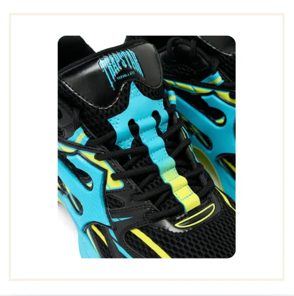 Trapstar Trispeed 3000 Black Blue Yellow-3