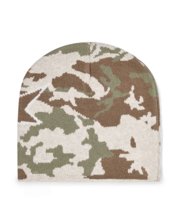 Trapstar Ts Star Beanie - Green Camo -1