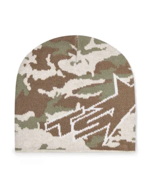 Trapstar Ts Star Beanie - Green Camo
