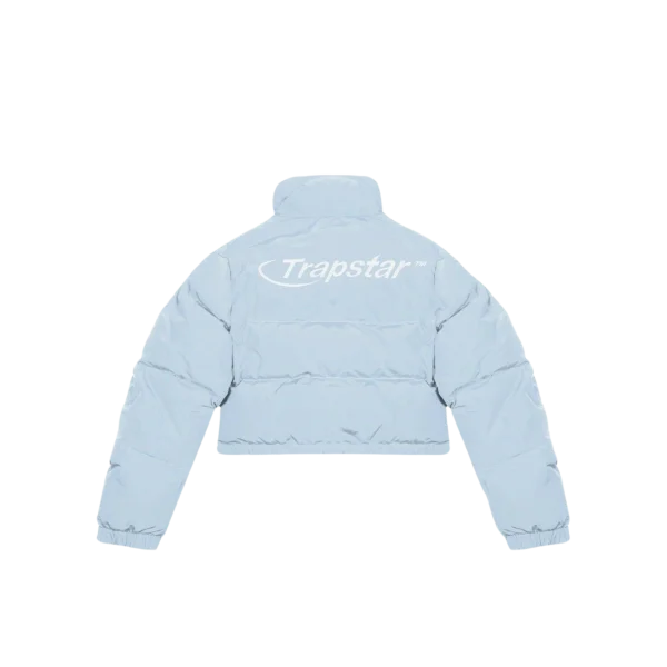 Trapstar Women’s Hyperdrive Ice Blue Puffer Jacket-1