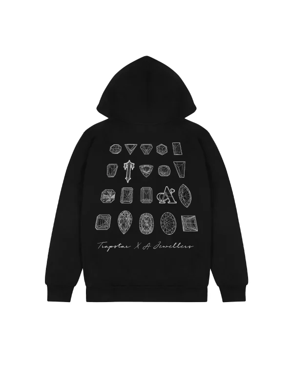 Trapstar X A Jeweller 2.1 Black Hoodie-1
