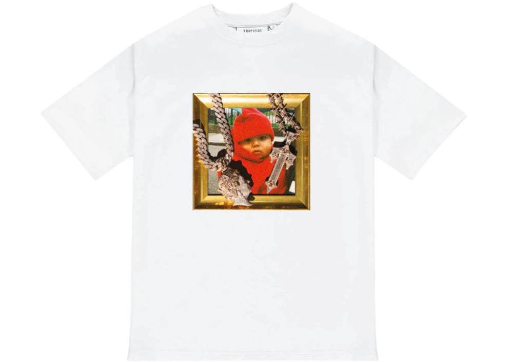 Trapstar X Central Cee CRG White Tee Trapstar X Central Cee CRG White Tee