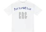 Trapstar X Central Cee Script White Tee
