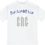Trapstar X Central Cee Script White Tee