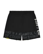 Trapstar X Cough Syrup Puff Black Shorts-1