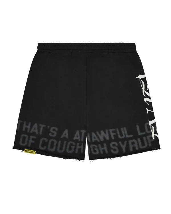 Trapstar X Cough Syrup Puff Black Shorts-1