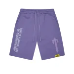Trapstar X Cough Syrup Puff Purple Shorts
