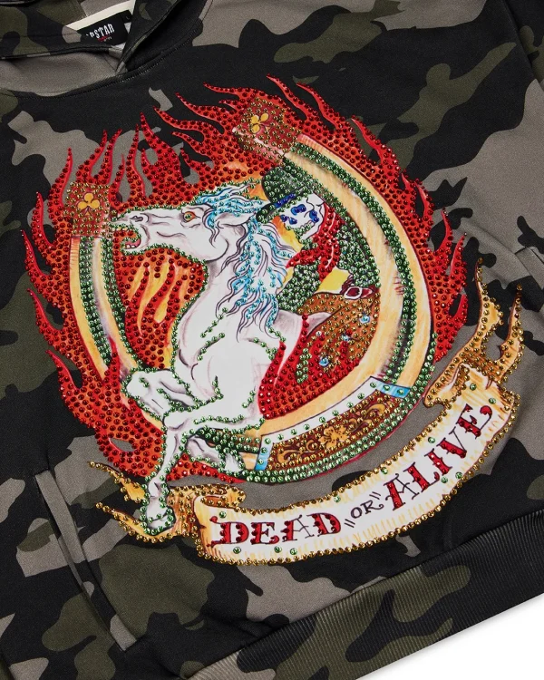 Trapstar X Ed Hardy Dead Or Alive Camo Rhinestone Hoodie-1