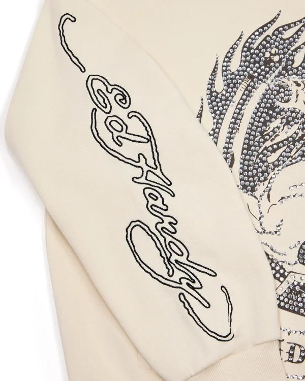 Trapstar X Ed Hardy Dead Or Alive Rhinestone Hoodie-4
