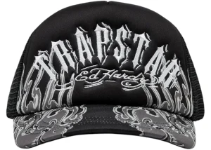 Trapstar X Ed Hardy Flame Trucker Hat