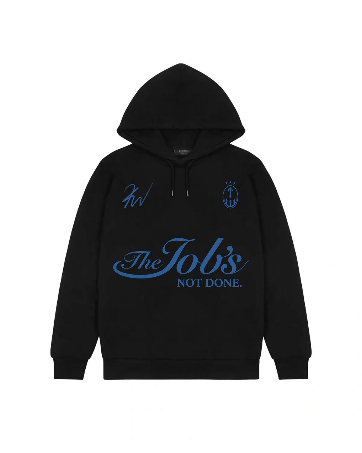 Trapstar X Kid Wild Jobs Not Done Black Hoodie Trapstar X Kid Wild Jobs Not Done Black Hoodie