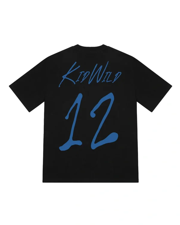 Trapstar X Kid Wild Jobs Not Done Black T Shirt-1