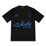 Trapstar X Kid Wild Jobs Not Done Black T Shirt