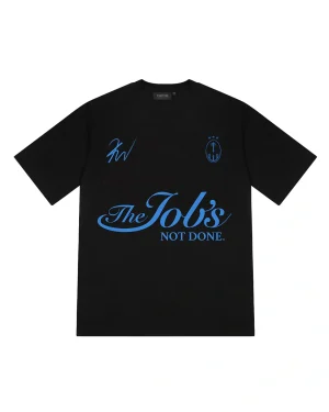 Trapstar X Kid Wild Jobs Not Done Black T Shirt