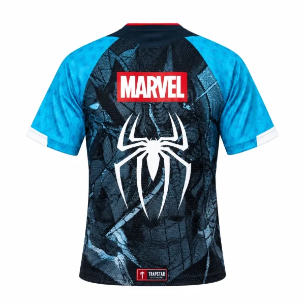 Trapstar X Marvel Spider Man Football Jersey-1
