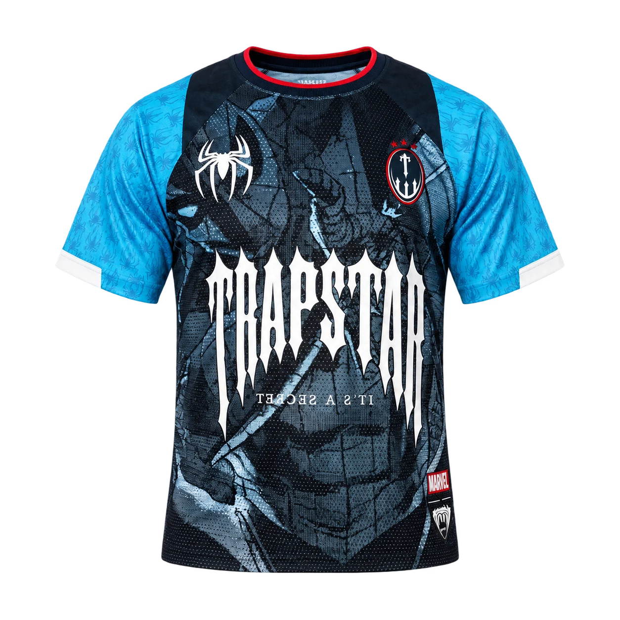 Trapstar X Marvel Spider Man Football Jersey