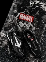 Trapstar X Marvel Spider Man Web Graphic Black Sneakers-2
