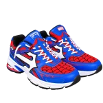Trapstar X Marvel Spider Man Web Graphic Blue Sneakers-1