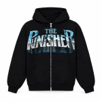 Trapstar X Marvel The Punisher Black Hoodie