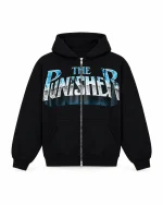 Trapstar X Marvel The Punisher Black Hoodie