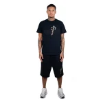 Trapstar X NOFs Black Camo Shorts-1