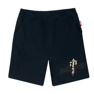 Trapstar X NOFs Black Camo Shorts