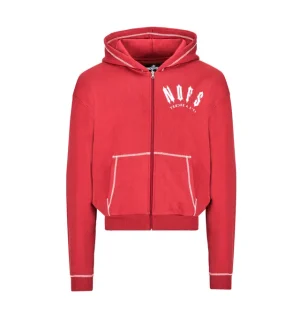 Trapstar X NOFs Exclusive Red Zip Hoodie