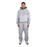 Trapstar X NOFs Grey Hoodie-1