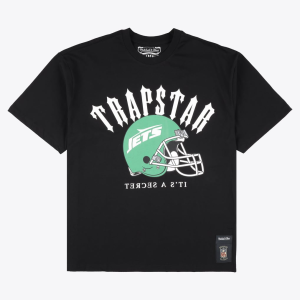 Trapstar X New York Jets Helmet T Shirt