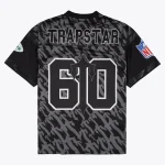 Trapstar X New York Jets Mitchell & Ness Black Legacy Jersey-1