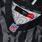 Trapstar X New York Jets Mitchell & Ness Black Legacy Jersey-2
