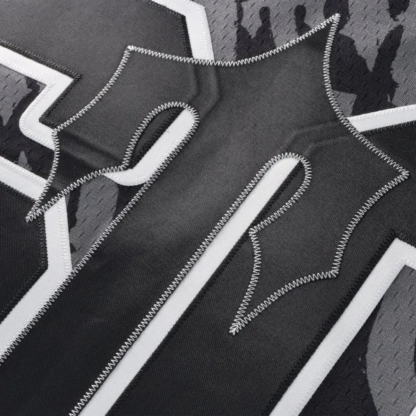 Trapstar X New York Jets Mitchell & Ness Black Legacy Jersey-3