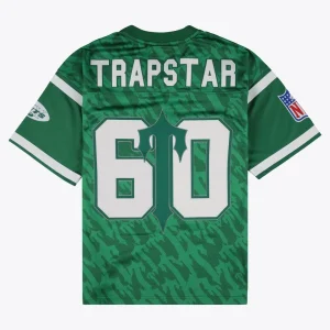 Trapstar X New York Jets Mitchell & Ness Green Legacy Jersey-1