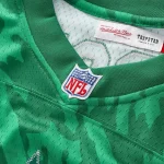 Trapstar X New York Jets Mitchell & Ness Green Legacy Jersey-2