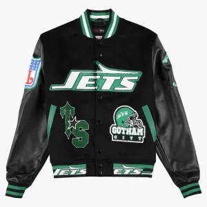 Trapstar X New York Jets Varsity Jacket