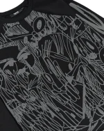 Trapstar X Slawn Czarny Waffle Sweatshirt-1