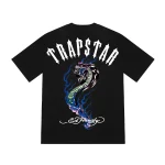 Trapstar x Ed Hardy Black Flame Snake Tee