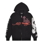 Trapstar x Ed Hardy Black Script Hoodie