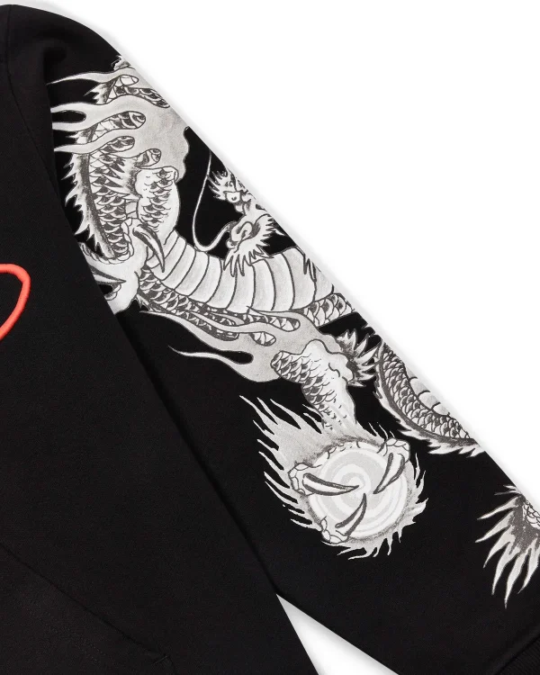 Trapstar x Ed Hardy Black Script Hoodie-3