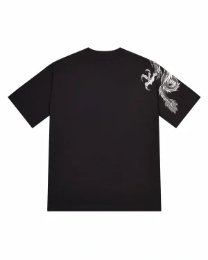 Trapstar x Ed Hardy Dragon Diamanté Tee-1