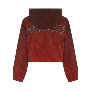 WOMENS TRAPSTAR IRONGATE T WINDBREAKER - Burgundy-1