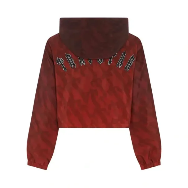 WOMENS TRAPSTAR IRONGATE T WINDBREAKER - Burgundy-1