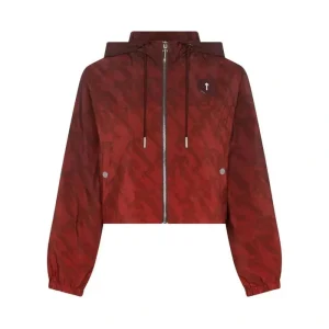 WOMENS TRAPSTAR IRONGATE T WINDBREAKER - Burgundy